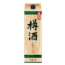 画像1: 菊正宗 樽酒パック 辛口生もと純米酒 1800ml  (1)