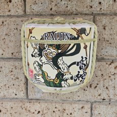 画像5: 壁掛け用飾り樽　雷神　1斗ハーフ樽【ディスプレイ樽】Japanese sake decorative barrel (5)