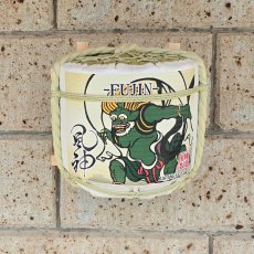 画像6: 壁掛け用飾り樽　風神　1斗ハーフ樽【ディスプレイ樽】Japanese sake decorative barrel (6)